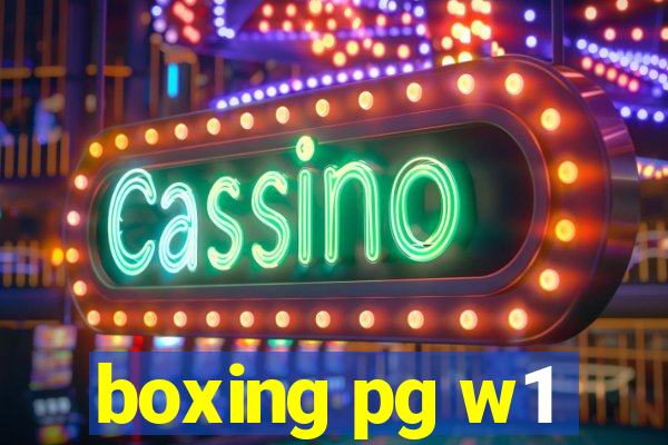 boxing pg w1